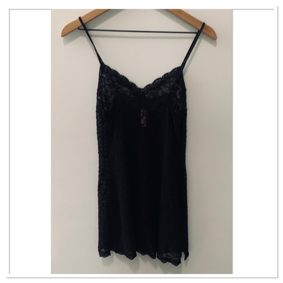 Victoria's Secret Lacie Slip Dress Black Size Medium - Picture 2 of 8